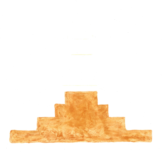 goldige VIER Pyramide